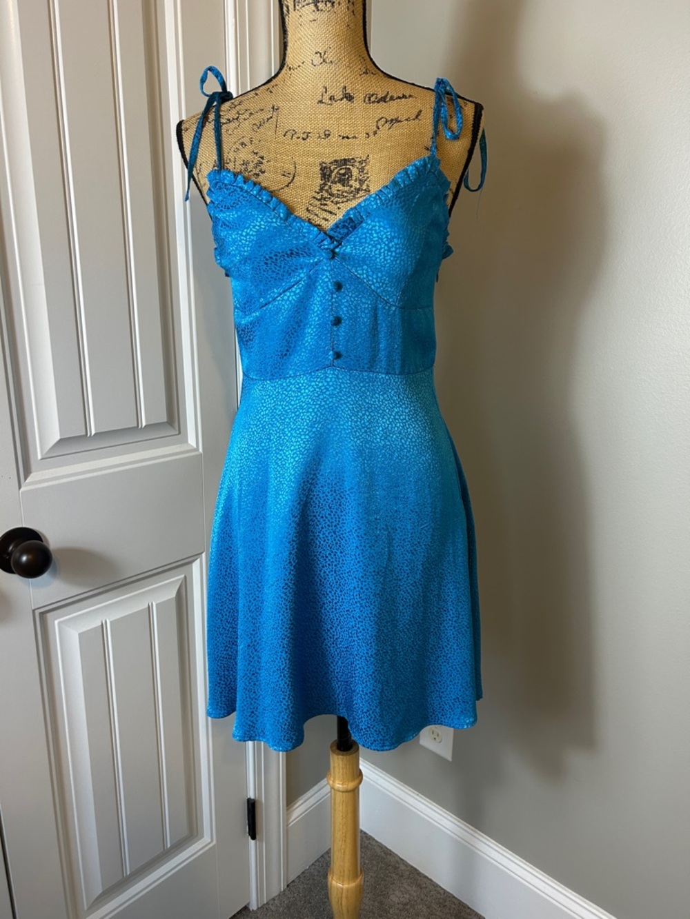Zara Satin Effects Dress size small